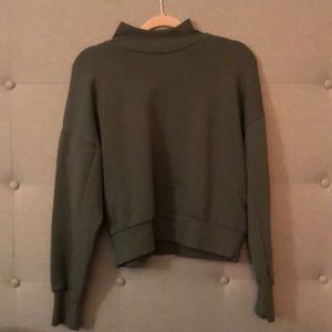 Green Turtle Neck Sweater